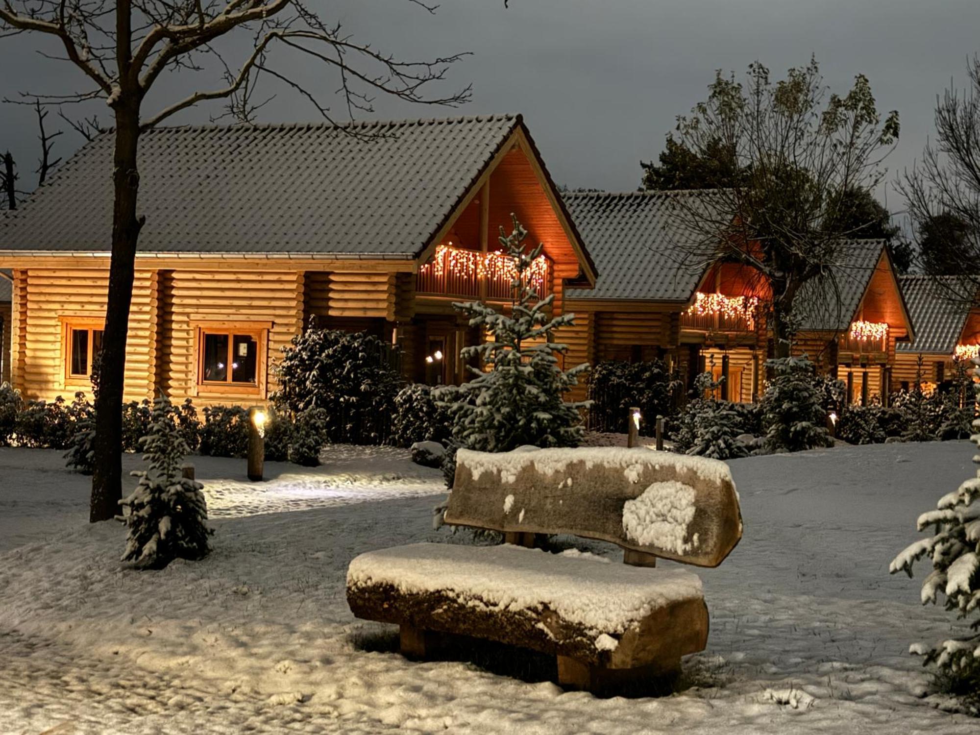 Boomstamhuis High Chaparral Oorsbeek エクステリア 写真